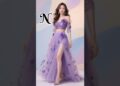 #Royal crop top #lehenga💫💕 #gown girls for #engagement💕✨ choose your name 1st letter #youtubeshorts