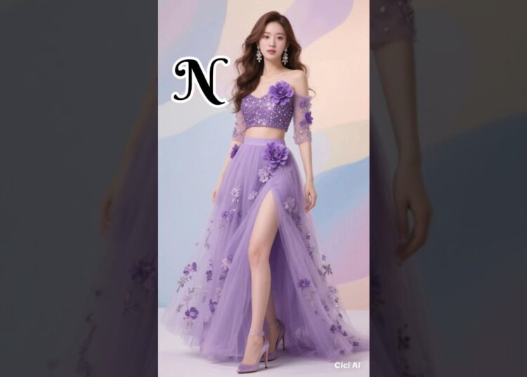 #Royal crop top #lehenga💫💕 #gown girls for #engagement💕✨ choose your name 1st letter #youtubeshorts