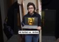 Artists reaction to AI art #skit #art #aiart