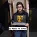 Artists reaction to AI art #skit #art #aiart