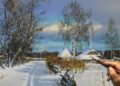“Silent Winter” Acrylic painting. Artist – Viktor Yushkevich. #233
