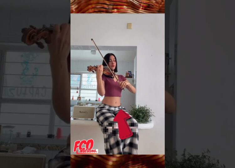 Los dedos de la violinista que se le salían en sus zapatillas #noticias #chisme