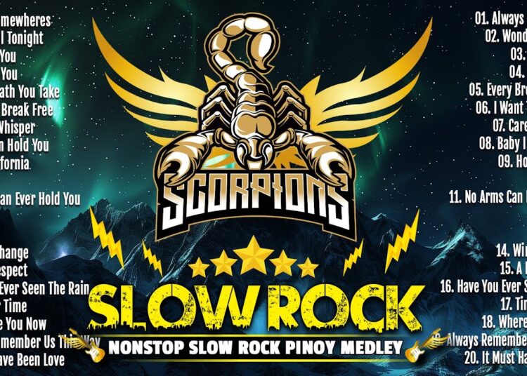 Slow Rock Love Songs Nonstop Medley 🤘 Best Songs Of Scorpions 🎸 Greatest Hits 70s 80s 90s Collection