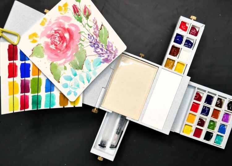 Wow, It’s Like is Transformers were for Artists! Check out this new Travel Paint box!