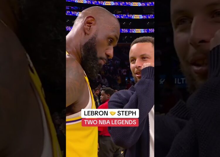NBA royalty share a moment🤝