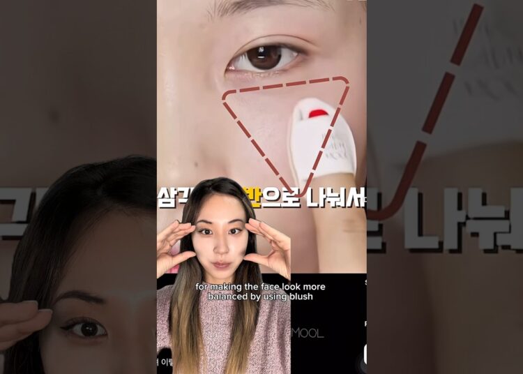 How Korean Makeup Artists Apply Blush
