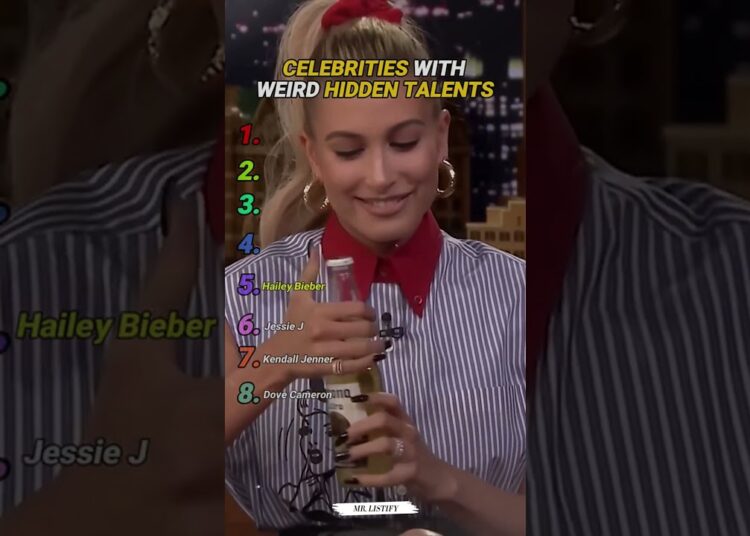 Celebrities with weird hidden Talents!! #celebrity