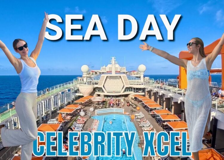 CELEBRITY XCEL FULL SEA DAY | Poolest Day Ever & Shine Night