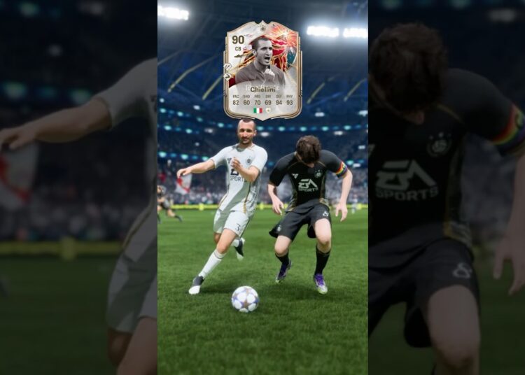 Royalty Chiellini bullies Woltemade like he’s Saka 😭 #eafc #eafc26 #fc26 #fut #football #shorts