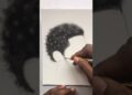 Drawing Afro Hair #art #drawing #artist #how #howtodraw #howto #graphite #artist