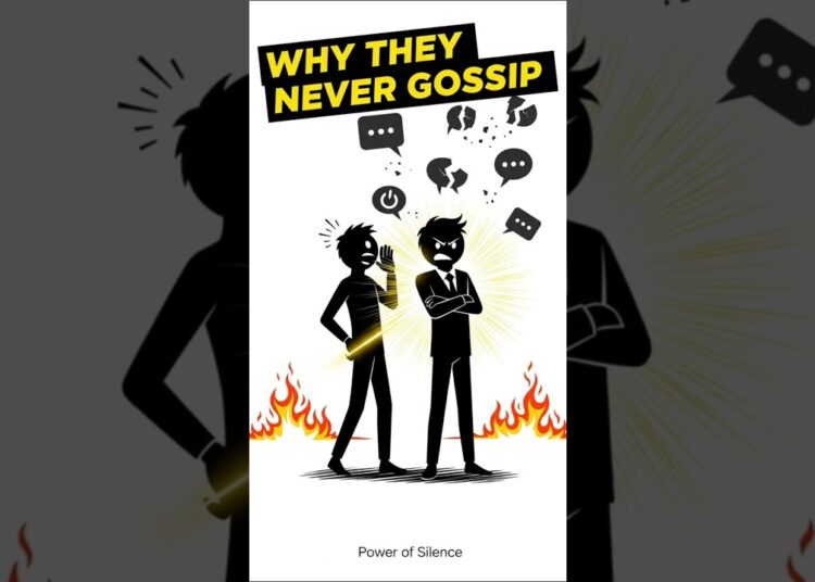 The Secret Power of People Who Never Gossip 🔥 #psychology #mindset #motivation