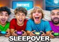 WE HAD A SLEEPOVER WITH FERRAN and 67 KID.. *FORTNITE*