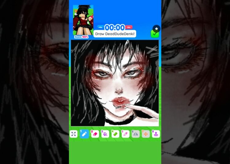 Draw me on ROBLOX✨♥️(pt.136) #roblox #robloxdrawing​#artist