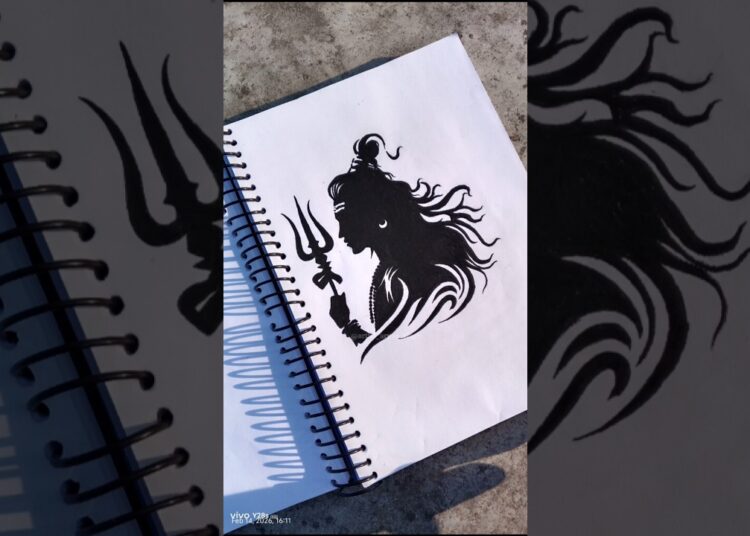 Mahadev drawing ❤️ #shivji #sketch #drawing #shorts #trending #mahadev #art #artist #aryan