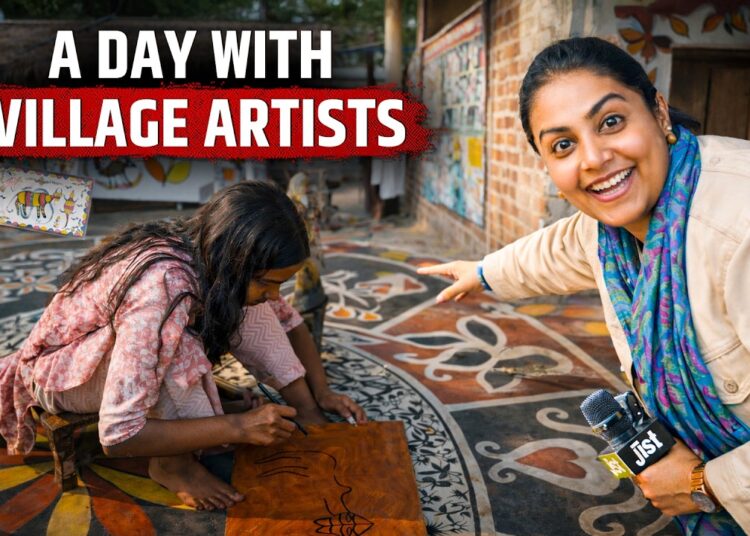Medha Learns Local Sohrai Art From Village Artists In Jharkhand | Jist