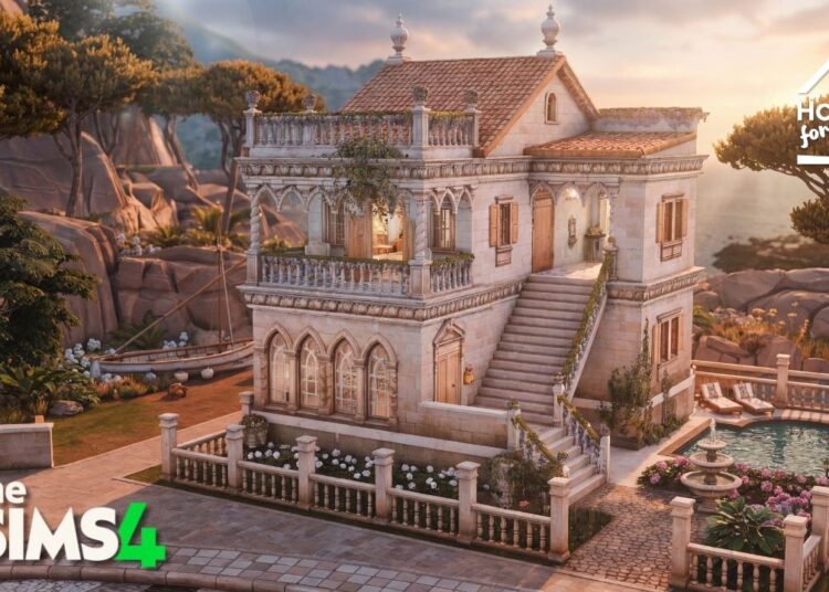 ROYAL SMALL HOUSE – Royalty & Legacy – Relaxing Speed Build – THE SIMS 4 –