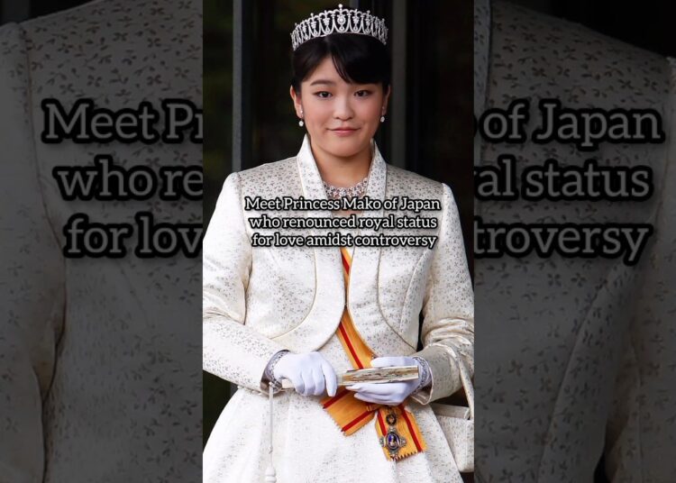Japanese Princess Mako Chooses Love Over Royalty #history #royalfamily #art #princess
