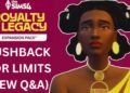 New Revealed Limitations- Sims 4 Royalty & Legacy Q&A