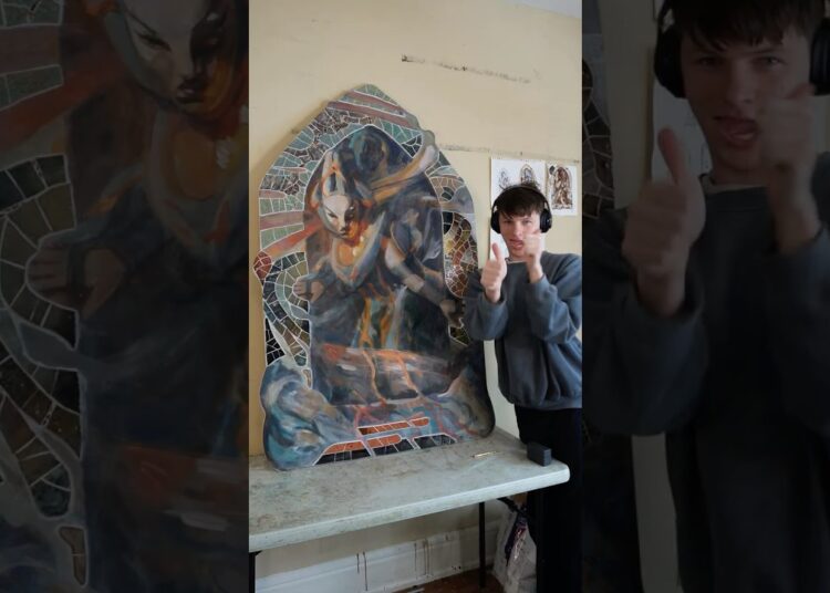 ‘Denim Boogers’ part 5 #art #artist #mosaic #ceramics