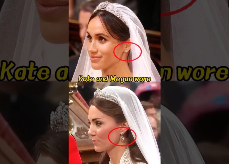 Earrings worn at Kate and Meghan’s wedding #shortsvideo #shorts #youtubeshorts #celebrity #royal