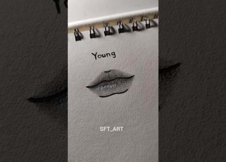 Lips drawing tutorial ( kids & young) ✨ #drawing #lips #tutorial #art #howtodraw #sketch #shorts