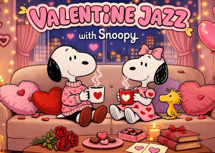 Valentine Jazz with Snoopy 🍫💓 Romantic Ambience, Love Vibes & Relaxing Music