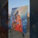🟢7470581435 Shivparvati ji painting on canvas 🔱❤️ #artist #shortsvideo #paintings #hariompatidarr