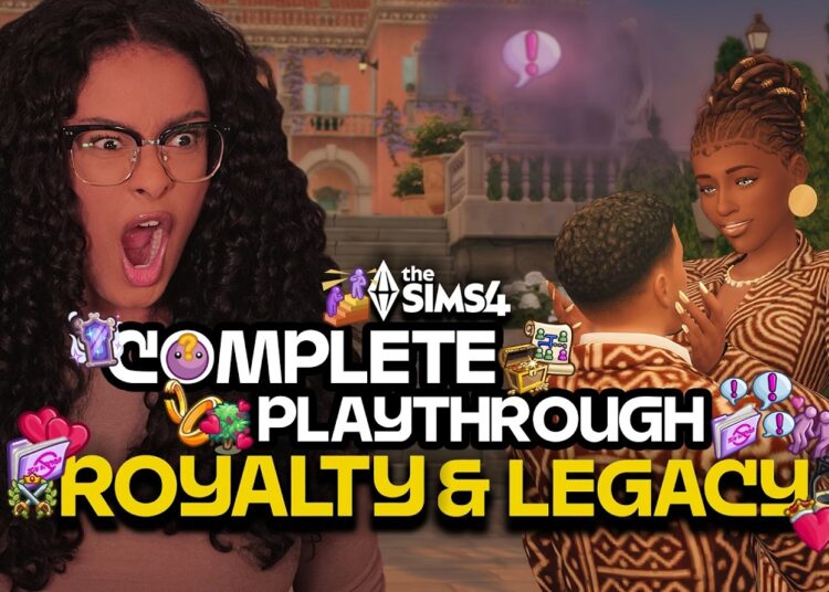 Complete Playthrough of The Sims 4: Royalty & Legacy