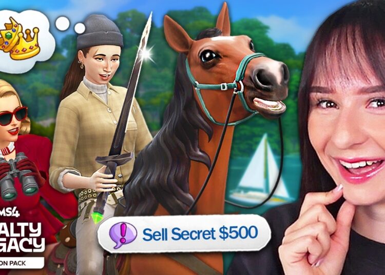 Starting DRAMA & SELLING SECRETS in The Sims 4 Royalty & Legacy