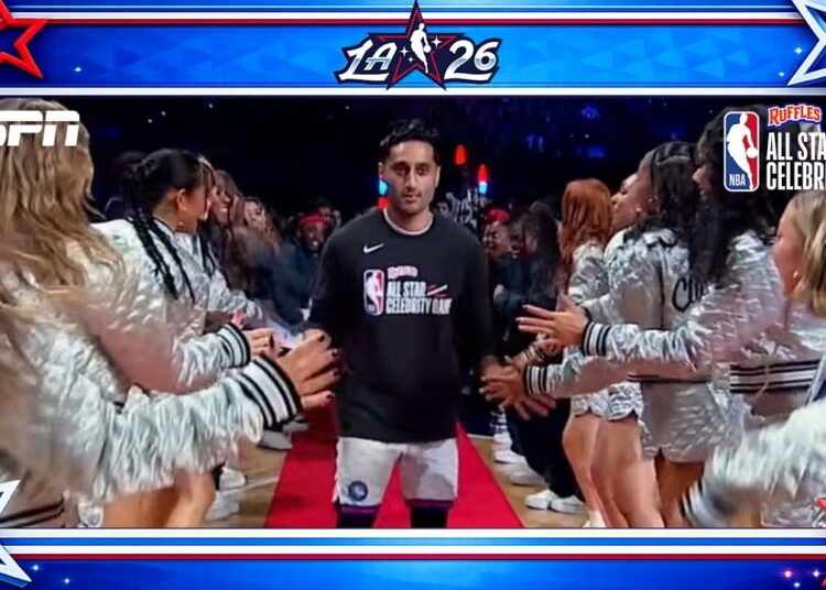 ✨ 2026 NBA All-Star Celebrity Game starting lineup introductions | NBA on ESPN