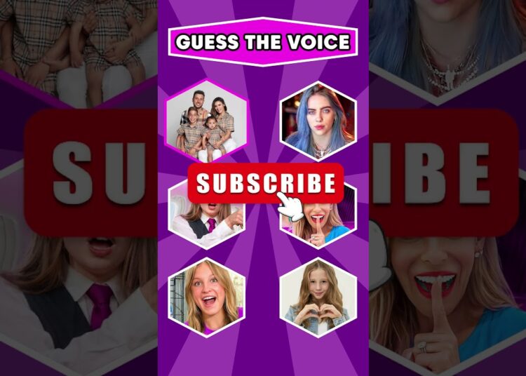 Guess Who’s Singing!Royalty Family, Rebecca Zamolo,Salish Matter,Payton Delu,like Nastya