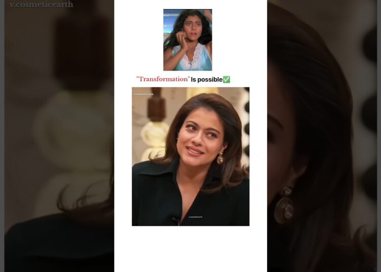 Transformation is “Possible”😎#shorts #kajol #transformation #celebrity #bollywood #beauty