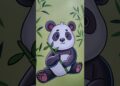 panda wall painting 🖌️🎨 #foryou #art #painting #drawing #design #artist