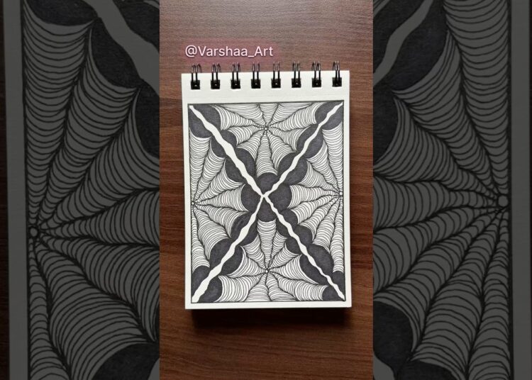 Day 161 – Easy Doodle Art Tutorial #doodle #doodleart #easy #drawing #art #zentangle #zen