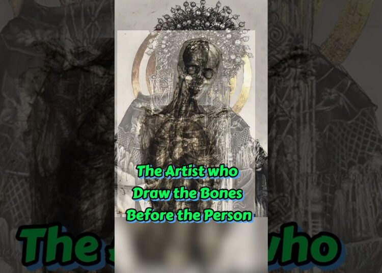 The Artist who Draw the Bones Before the Person #chineseculture #art #drawing #anatomy #artwork