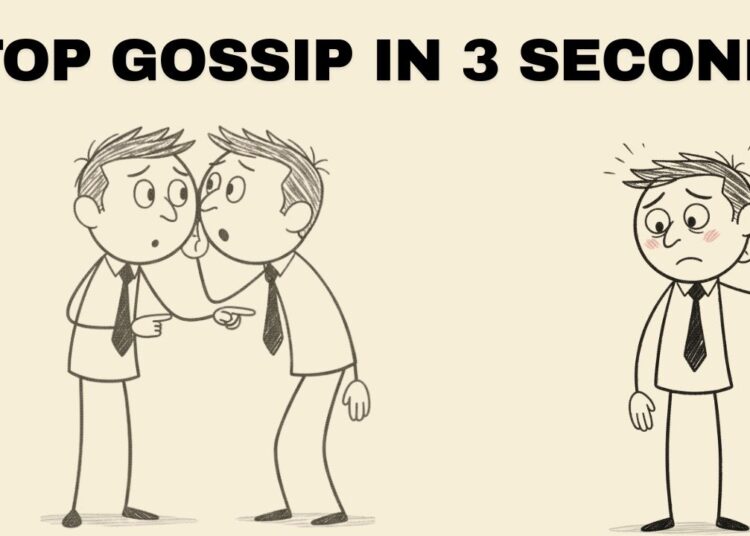 How to STOP GOSSIP Without Being Awkward (PSYCHOLOGY EXPLAINED)