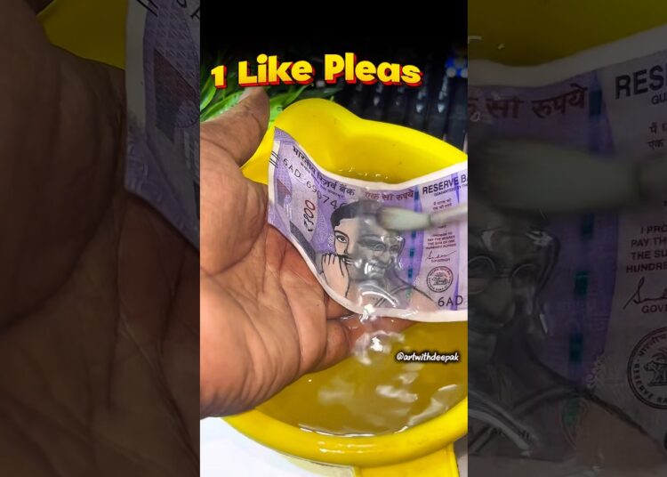 Painting On Indian Currency 🇮🇳🪖 #shorts #trend #viral #trending #artist