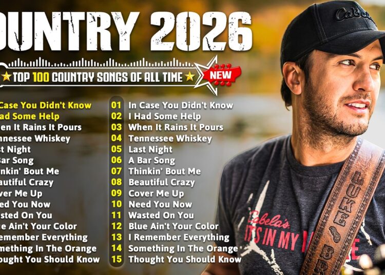 Country Music Mix 2026 🎁 Luke Bryan, Morgan Wallen, Luke Combs, Chris Stapleton, Kane Brown,