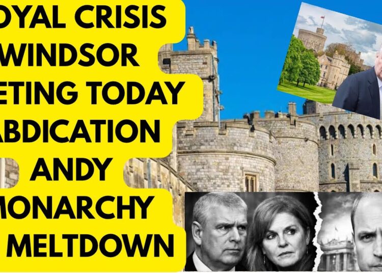 ABDICATION, ANDREW – WINDSOR SUMMIT CRISIS WEEKEND LATEST #royal #princewilliam #crisis
