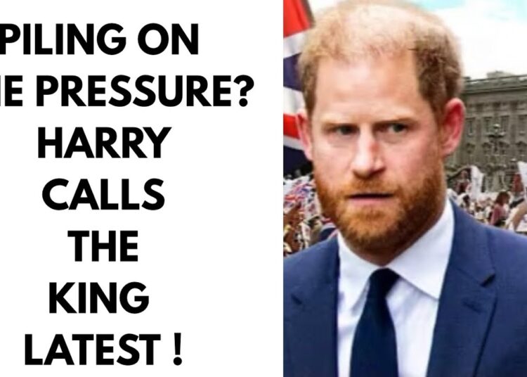 HARRY RINGS THE KING – LATEST #royal #meghan #princeharry