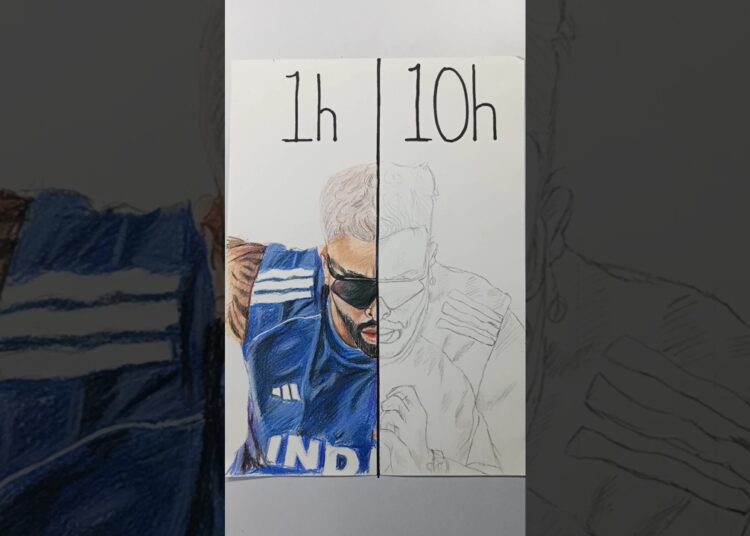 Wait for the End 😱 Hardik Pandya Drawing Reveal 🔥 You Won’t Believe It #shorts #hardikpandya