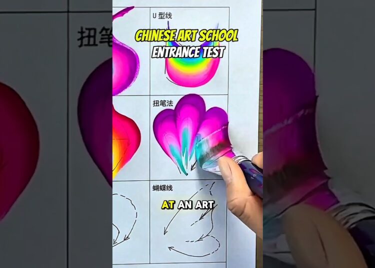 Inside China’s Art School Entrance Exam It’s Harder Than You Think#artshorts cred: anka.bella.painti