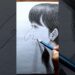 Face drawing techniques 😍✍️ #art #drawing #artist #viral #explore #satisfying #pencil #shorts