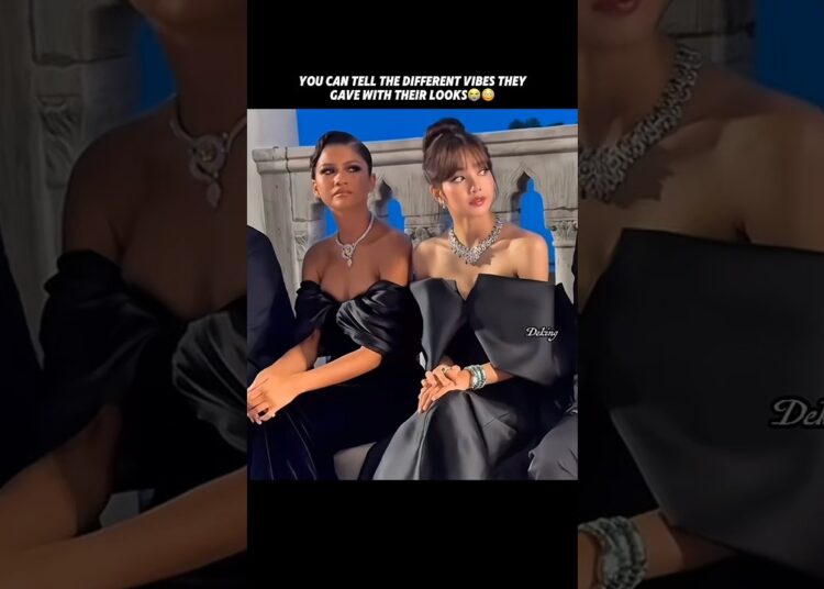 LISA & Zendaya Had VERY Different Vibes 😳😂#celebrity #shorts