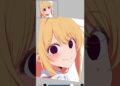 Ruby Hoshino drawing process #art #digitalart #animeart #satisfyingart #ibispaintx #shorts