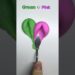Green🟢➕Pink🩷 Guees the mixing colors #funny #art #satisfying #aestheic