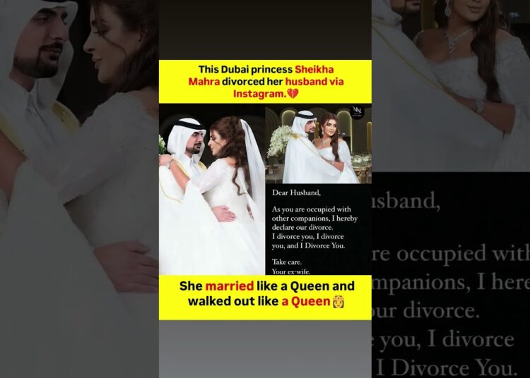 Dubai royal Sheikha Mahra recently made headlines after announcing her divorce through an Instagram💔
