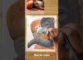 Maa se Badkar koi Nahi 🥺❤️ #art #drawing #howto #hypernilart #maa #bandar  #monkey #foryou #draw