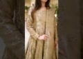 ROYAL GOLD WEDDING DRESS 2026 👑✨ Heavy Embroidered Bridal Luxury Look 💛👗 #shorts #weddingdress #fyp