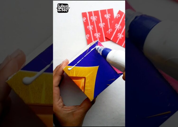 Zero Rupees DIY Gift Box 😍 #surabhikalakar #art